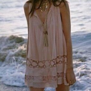 Free people costa bravo handwoven dress XS